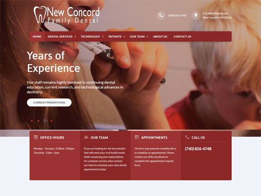 New Concord Dental iTrack LLC Zanesville Ohio